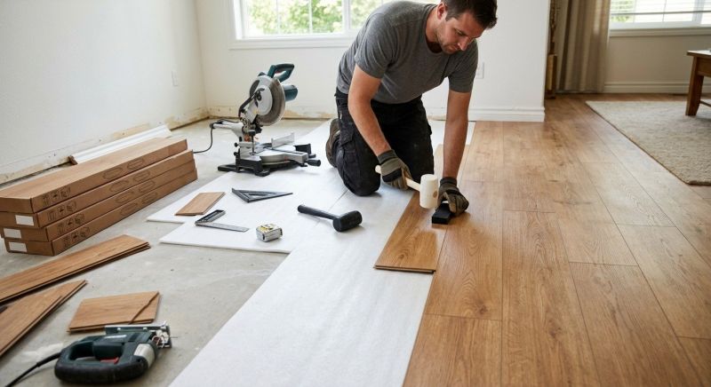 Laminate Floor Installation in Fredericksburg, VA