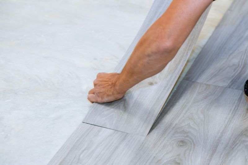 LVP Flooring During Installation