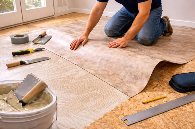 Sheet Flooring Installation in Granbury, TX