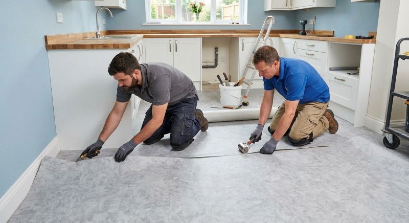 Sheet Linoleum Installation in Fairfax County, VA